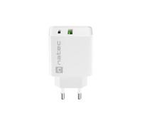 RIBERA CARICATORE DI RETE 1X USB-A + 1X USB-C 20W BIANCO NUC-2061