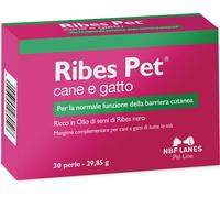 Nbf Lanes Ribes Pet Perle Integratore Dermatite Cani e Gatti 30 Perle