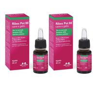 Ribes Pet 80 Gocce Olio 25 Ml Con Contagocce Set da 2 2x25 ml Gocce or