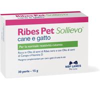 | Ribes Pet Sollievo Cane E Gatto, 30 Perle Appetibili, per La Normale Reattivit