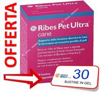 Ribes Pet ULTRA GEL → 30 bustine per CANI - Cura la Dermatosi e Perdita di Pelo