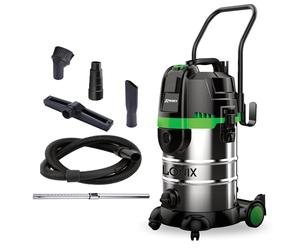Ribimex Aspiratore Ciclonico 4 in 1 Cyclonix, Aspiratore Solidi, Liquidi e Cenere, Bidone da 30 L, 1600 W, Funzione Soffiante e Scarico Liquidi, Presa Elettroutensili, Accessori Inclusi - PRCEN023