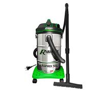 Ribimex Aspiratore per Solidi e Liquidi Aspirix, Bidone Aspiratutto da 30 L, Potenza 1200 W, con Presa per Elettroutensili, Filtro HEPA Lavabile, Funzione Soffiante, Accessori Inclusi - PRASP30IT/PE