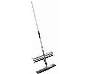 Ribimex F10Rastrello a doppio pettine FoliOP