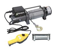 RIBIMEX PE12V9000 Verricello elettrico da fissare 12 V, portata 4000 kg, fune 29 m