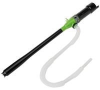 Ribimex Pompa Manuale per Travaso Liquidi a Batteria, Flusso 5-9 L/min, Ideale per Liquidi non Corrosivi come Acqua e Olio con temperature sotto i 50°C, Funziona con 2 Batterie LR20 - PRKG110P
