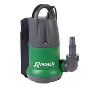 Ribimex Pompa Sommersa per Acque Chiare con Particelle con fino a 5 mm, 400 W, Portata 7.000 L/h, Profondità Max 7 m, Prevalenza 8 m, Galleggiante Integrato, Modalità Manuale/Automatica - PRPVC350A