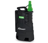 Ribimex Pompa Sommersa per Acque Scure con Particelle fino a 35 mm 750W Portata