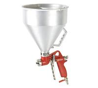 PISTOLA AEROGRAFO ARIA SERBATOIO ALLUMINIO INTONACO VERNICE 5lt 4,6,8mm