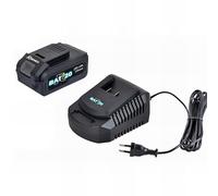 Kit Batteria + Caricabatteria RIBIMEX PRBAT20-KIT4 20V 4Ah Caricatore Rapido