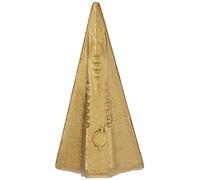 Ribimex PRCOIN23ECLA Cuneo in Acciaio, 2.3 kg, Forma Diamante, Oro