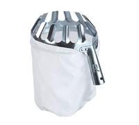 Ribimex Prescf2 Raccogli Frutta Con Sacchetto, Argento/Bianco, 14 x 16 x 16 cm