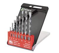 Ribimex Set punte per cemento PRFE8BET/V 8 punte da 3 a 10