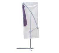 Ribimex PRH090225X100 Copertura per Ombrellone Diam. 100 x 225 cm H, Trasparente, Taglia Unica