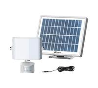 Ribimex Faro Solare LED PRLUMSOL/SP9 9W Pannello solare sensore di movimento 1800 mAh 800 lm