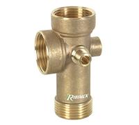Ribimex PRSR5V1 Raccordo 5 Vie per Compressore Surjet, Oro, 9x5x5 cm
