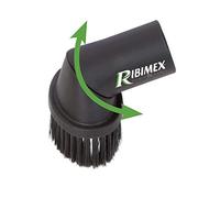 Ribimex Spazzola Orientabile per la Pulizia delle Stufe a Pellet, con Setole in Nylon Robuste, Perfetta per una Pulizia Profonda e Accurata - PRCEN000/SPL