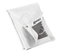 Ribimex Telone Impermeabile in PVC 300 g/m², 2x3 m, Resistente agli Agenti Atmosferici, Occhielli in Alluminio Diametro 23 mm e Cordone, Ideale per Protezione Esterna di Lunga Durata - PRB30002X03