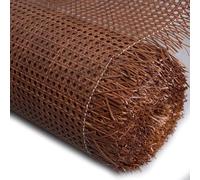 RIBLOR Larghezza 40cm, Paglia di Vienna al Metro per Sedie, Fettuccia in Rattan Plastica Sintetico, Rotolo di Rattan in Canna Rete Aperto per Mobili Cestini Fai da Te(45x1000cm)