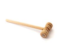 Ribnican Accessories Anti Cellulite Rullo Massaggiatore di Forma a T Massaggio Anticellulite Maderoterapia Legno 37 x 13 cm