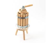 Ribnican - Torchi manuale per frutta e uva | Torchietta per vino | Presse per frutta - 10 l, in legno di faggio