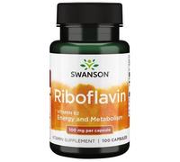 Riboflavina Vitamina B2 100 mg 100 Capsule Swanson Health Products