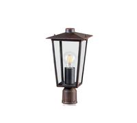 RIBOT TESTA PALO PER TUBO DI 6 CM IN ALLUMINIO BIANCO/ORO O RUGGINE IP43