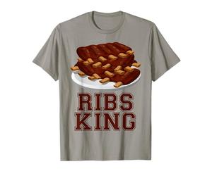 Ribs King Tshirt per gli amanti delle costole e il fan del bbq Maglietta