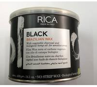 RICA BLACK BRAZILIAN WAX BIOLOGIC 400 ML CERA DEPILATORIA NO STRISCE DELICATA