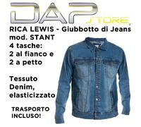 Rica Lewis - Giubbotto di jeans in Denim - 4 tasche - elasticizzato mod. STANT
