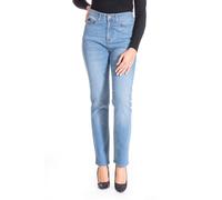 Rica Lewis Jeans Taglio Dritto Denim Stretch Spazzolato Zoe, Blu, 48 Donna
