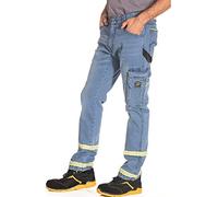 Rica Lewis Pantaloni Jeans Claro Tasconi Denim Fluo Taglia 54 3059412131267