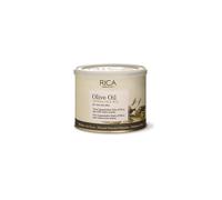 RICA | Olive Oil Liposoluble Wax 400 ml per Pelli Molto Secche e Sensibili | Cera Depilatoria Professionale con Olio d’Oliva | Epilazione Corpo e Zone Delicate | Senza Colofonia | Made in Italy