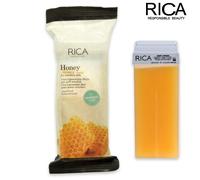 RICA 24 PEZZI DI CERA DEPILATORIA RULLO AL MIELE DEPILAZIONE ROLL ON 100 ML