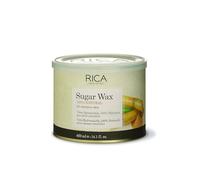 RICA | Sugar Wax 400 ml 100% Naturale per Pelli Sensibili | Cera Idrosolubile a Base di Zucchero | Epilazione Professionale per Viso, Ascelle e Zona Bikini | Senza Colofonia | Made in Italy