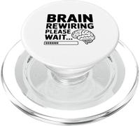 Ricablaggio del cervello Attendere prego Mindfulness Humor PopSockets PopGrip per MagSafe