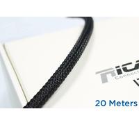 Ricable Custom BB08/20 - Nero/Nero 20 mt - Guaina Calza x Cavo 4-10 mm