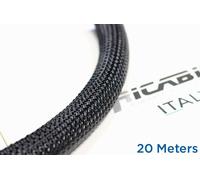 Ricable Custom BB20/20 - Nero/Nero 20 mt - Guaina Calza x Cavo 16-22 mm