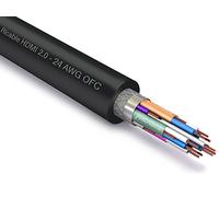 Ricable Custom H24/20-20 Metri - Cavo HDMI 2.0b 4K HDR OFC 24 AWG a saldare