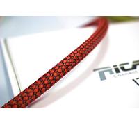 Ricable Custom RB08 - Rosso/Nero al metro - Guaina Calza x Cavo 4-10 mm