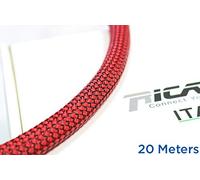 Ricable Custom RB13/20 - Rosso/Nero 20 mt - Guaina Calza x Cavo 10-16 mm