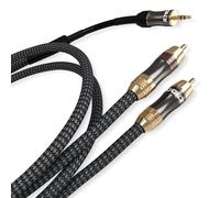 RICABLE MAGNUS Jack 3.5/RCA Cavo Hi-End Audio di Segnale Stereo Jack 6,3 mm per