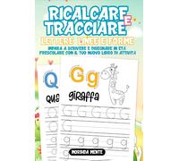 Ricalcare e Tracciare Lettere, Linee e Forme: Impara a Scrivere e Disegnare