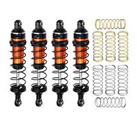 Ricambi Ammortizzatore RC Per Traxxas Per Maxx 107154-1 Per Mini Per Xrt-108076-1 3760 10765 7075 87 Mm Ammortizzatori Anteriori E Posteriori Lega Auto Telecomandata(Orange)