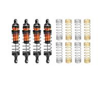 Ricambi Ammortizzatore RC Per Traxxas Per Mini Per Maxx Per Xrt 87mm Lega Anteriore Posteriore Regolabile Progressivo Ammortizzatori Molla Parti(Orange)