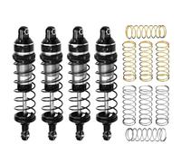 Ricambi Ammortizzatori Per Traxxas Per Maxx 107154-1 Per Mini Per Xrt-108076-1 3760 10765 7075 87 Mm Ammortizzatori Anteriori E Posteriori Lega Auto Telecomandata(Silver)