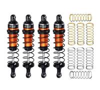 Ricambi Ammortizzatori Per Traxxas Per Mini Per Maxx 107154-1 Per Mini Per Xrt-108076-1 7075 87 Mm Ammortizzatori Anteriori E Posteriori Lega Metallica 3760 10765(Orange)