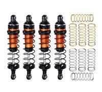 Ricambi Ammortizzatori Per Traxxas Per Mini Per Maxx 107154-1 Per Xrt-108076-1 7075 87 Mm Ammortizzatori Anteriori Posteriori Lega Metallica 3760 10765 Auto RC(Orange)