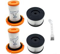 Ricambi Aspirapolvere Per X-Force per flex 14.80 16.60 Sostituzione (E) | Set da 4 pezzi, compatibile con ZR009014, cattura le polveri sottili, mantiene la potenza di aspirazione