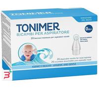 RICAMBI ASPIRATORE NASALE TONIMER 20 PEZZI